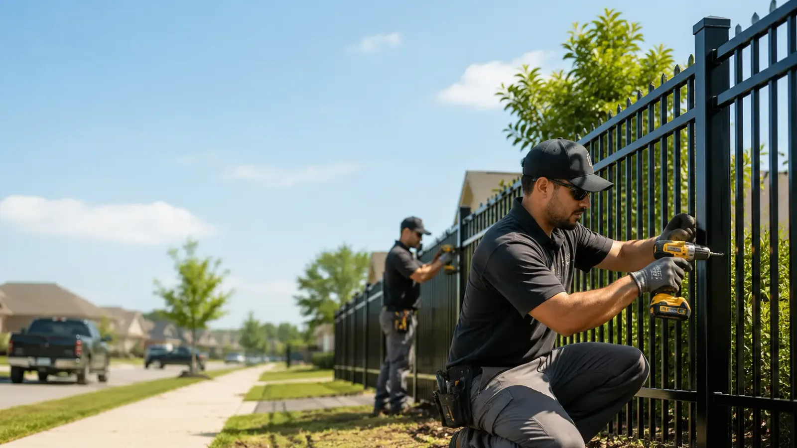 Metal Fence Installation in Topeka, IN